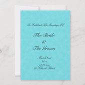 Invitations de mariage de la femme victorienne (Dos)