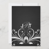 Invitations de mariage de la Marque de Chalkboard (Dos)