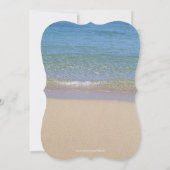 Invitations  de mariage de la plage de Flower Aloh (Dos)