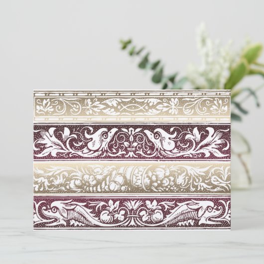 Invitations de mariage de la Renaissance (Debout devant)