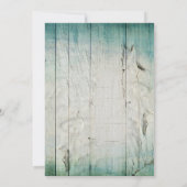 Invitations de mariage de la roue de fer à cheval (Dos)