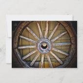 Invitations de mariage de la roue du Wagon du Sud- (Dos)