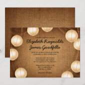 Invitations de mariage de Lantern (Devant / Derrière)