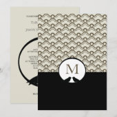 Invitations de mariage de Lovebirds (Devant / Derrière)