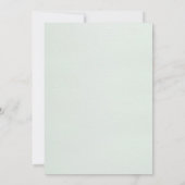 Invitations de mariage de luxe simples (Dos)