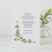 Invitations de mariage de mariage de coin (Debout devant)