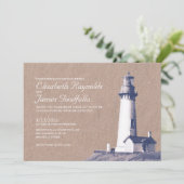 Invitations de mariage de phare (Debout devant)