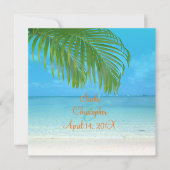 Invitations de mariage de PixDezines Beach (Devant)