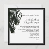 Invitations de mariage de PixDezines Beach (Dos)