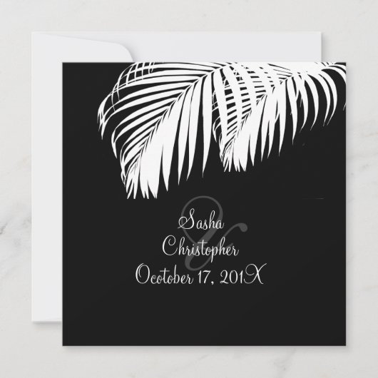 Invitations de mariage de PixDezines Beach (Devant)