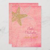 Invitations de mariage de PixDezines Beach (Devant / Derrière)