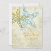 Invitations de mariage de plage (Devant)