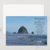 Invitations de mariage de plage (Devant / Derrière)