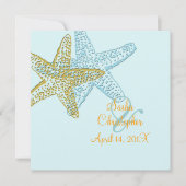 Invitations de mariage de plage (Devant)