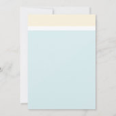 Invitations de mariage de plage (Dos)