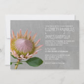 Invitations de mariage de Protea (Devant)