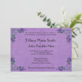 Invitations de mariage de raisins (Debout devant)