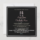 Invitations de mariage de Seahorse (Dos)