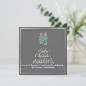 Invitations de mariage de Seahorse (Debout devant)