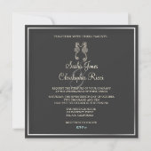 Invitations de mariage de Seahorse (Dos)