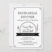 Invitations de Mariage de trame classique (Devant)