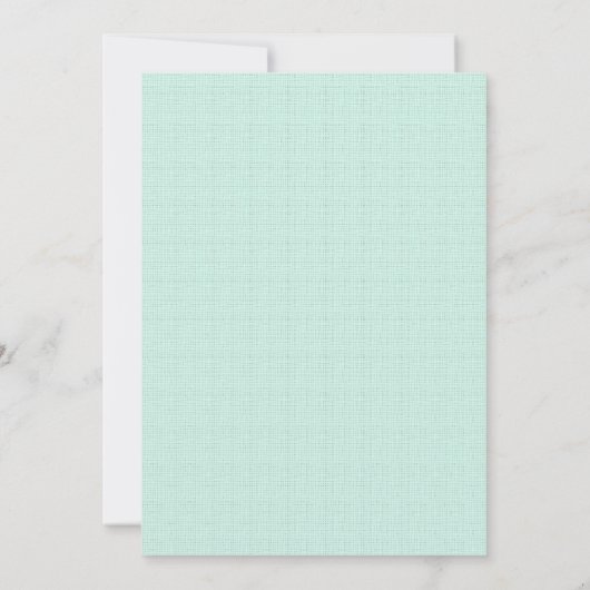 Invitations de mariage de turquoise (Dos)