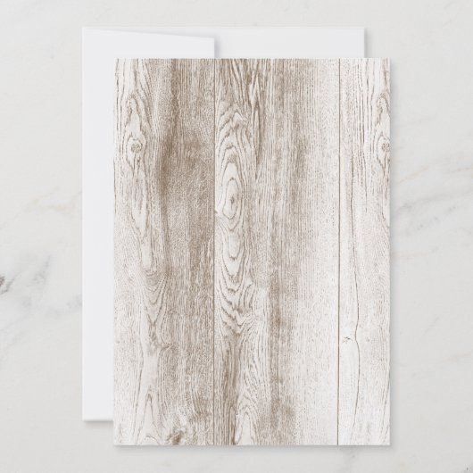 Invitations de mariage de verdure Wreath - Brown (Dos)