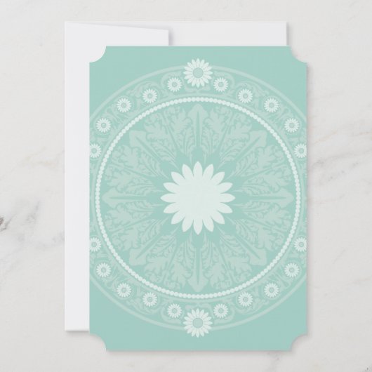 Invitations de mariage de Versailles (Dos)