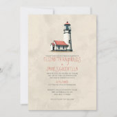 Invitations de mariage de Whimsical Lighthouse (Devant)