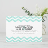 Invitations de mariage de Zigzag (Debout devant)