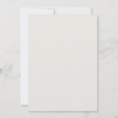 Invitations de mariage Décontractées (Dos)