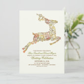 Invitations de mariage Deer Fall Woodland (Debout devant)