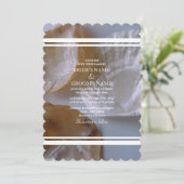 Invitations de mariage des clams de plage (Debout devant)