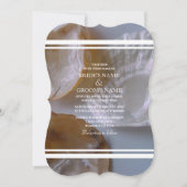 Invitations de mariage des clams de plage (Devant)