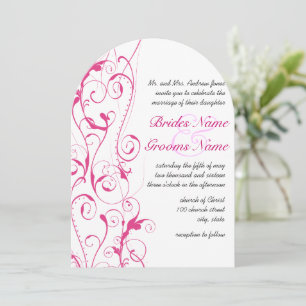 Invitations De Mariage Des Fils Roses