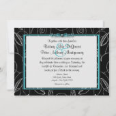 Invitations de mariage des Inséparables bleus de l (Dos)