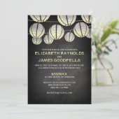 Invitations de mariage des lanternes (Debout devant)