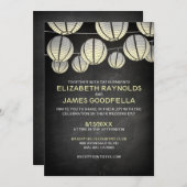 Invitations de mariage des lanternes (Devant / Derrière)