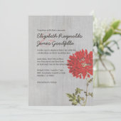 Invitations de mariage des mères Vintages (Debout devant)