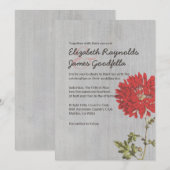 Invitations de mariage des mères Vintages (Devant / Derrière)