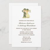 Invitations de mariage des soldats et des épouses (Devant / Derrière)