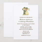 Invitations de mariage des soldats et des épouses (Devant / Derrière)