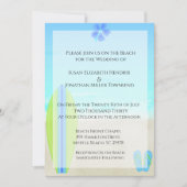 Invitations de mariage des surfeurs de plage (Devant)