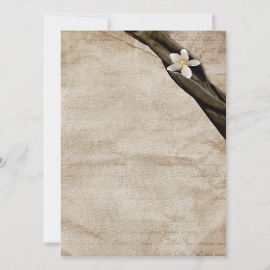 Invitations de mariage d'été (Dos)