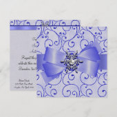 Invitations de mariage d'hiver (Devant / Derrière)