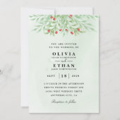 Invitations de mariage d'hiver (Devant)