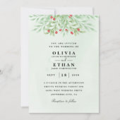 Invitations de mariage d'hiver (Devant)