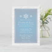 Invitations de mariage d'hiver (Debout devant)