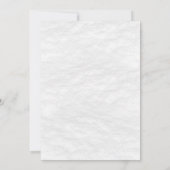 Invitations de mariage d'hiver (Dos)