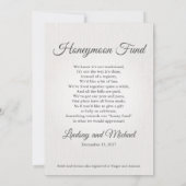 Invitations de mariage d'hiver (Dos)